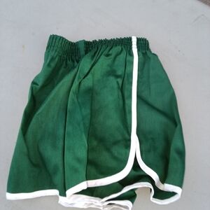 Vintage 70s 80s Green Elastic Shorts Porky's?  New Old Stock Men's? Women's? SM